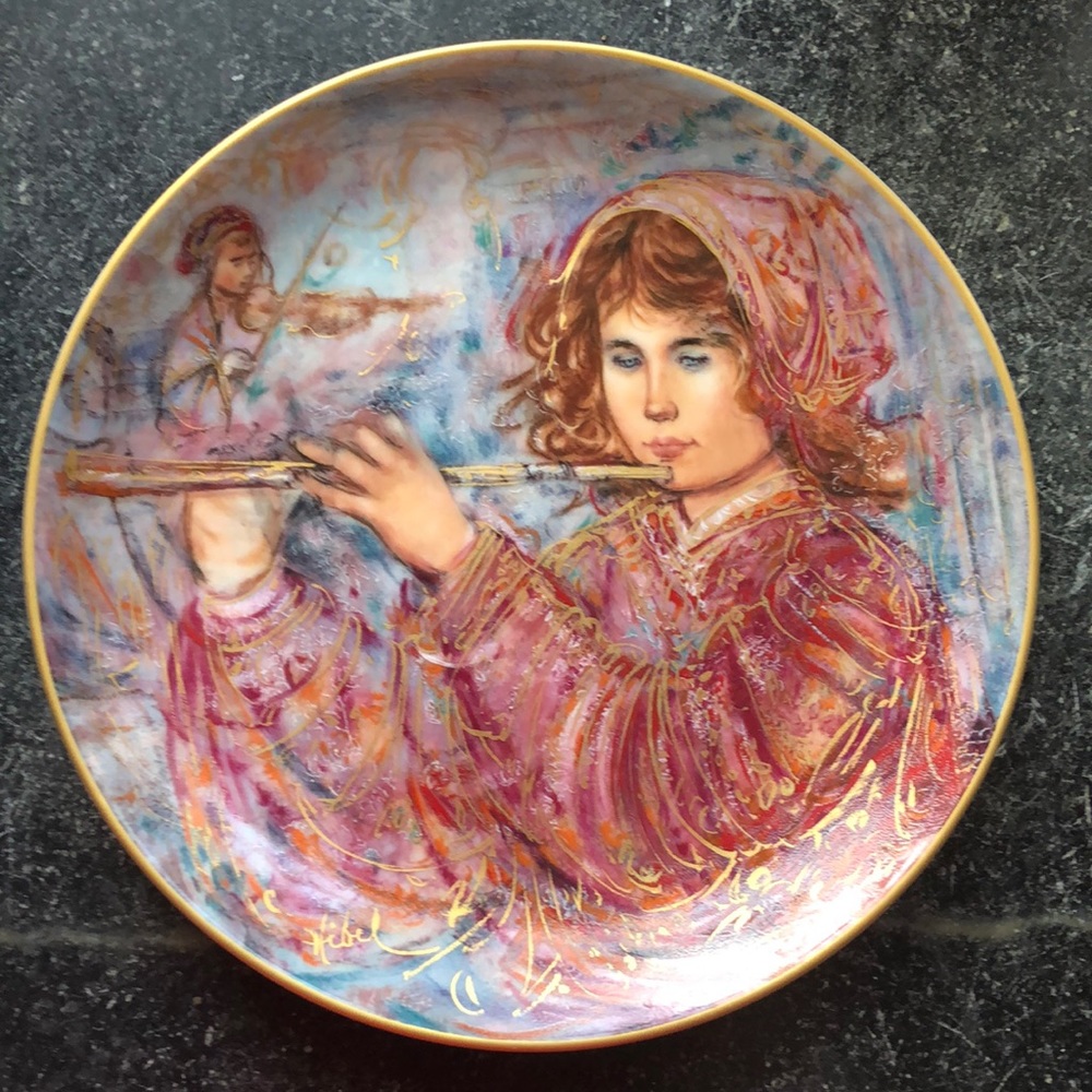 Edna Hibel Bavarian plate